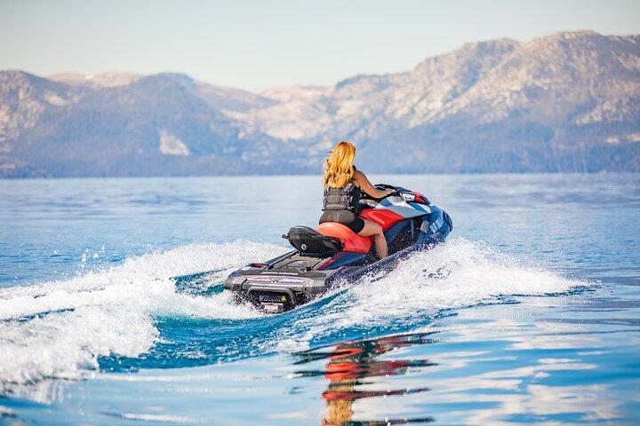 Jet Ski Rental Thrills on Zephyr Cove's Water