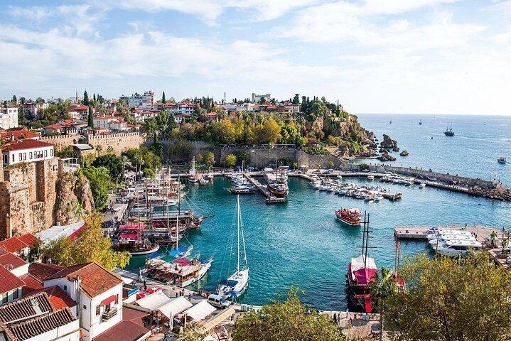 Antalya All-Inclusive City Tour from Kemer:Boat Trip & Waterfalls