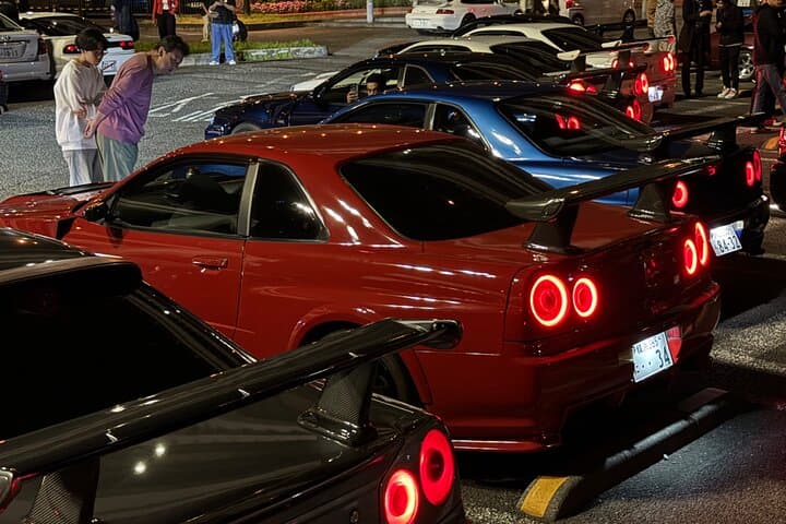 【R34】Daikoku PA Carmeet tour Tokyo Drift Vibes GTR/Supra/ R35 etc