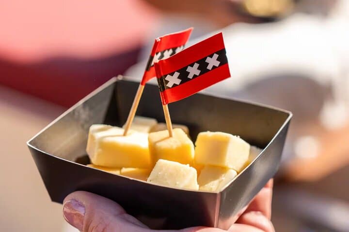 Dutch Cheese & Drinks Guided Amsterdam Boat Tour, All Inclusive