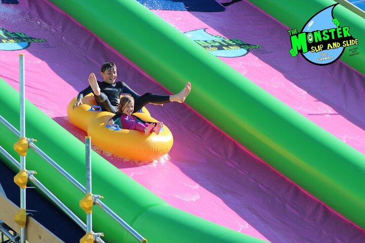 A Monster 360ft Slip and slide in Barnstaple, North Devon