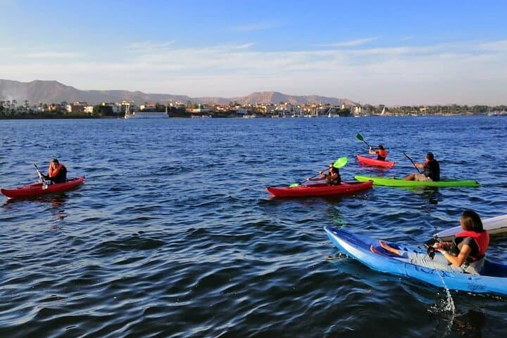 Experience Luxor Nile River Kayaking Adventure Sunset or Sunrise
