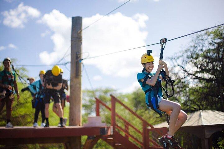 3 Zipline Adventure with Waikiki Transportation
