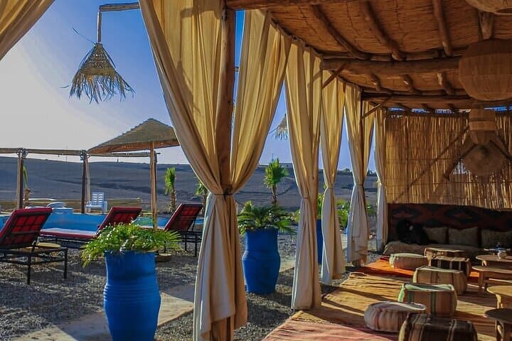 Agafay Desert Pool Day, Moroccan Lunch & Transfers from Marrakech