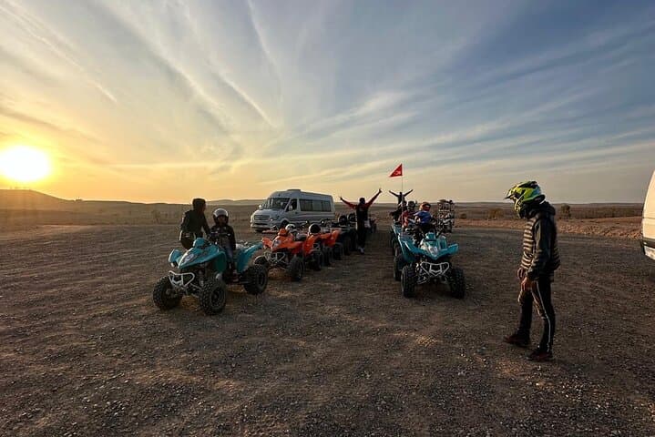 Marrakech Agafay Desert Quads&ATVs & Camel ride & Dinner shows