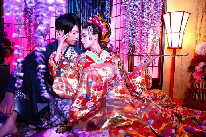 Tokyo Private Makeover Photography Studio in Luxury Kimono