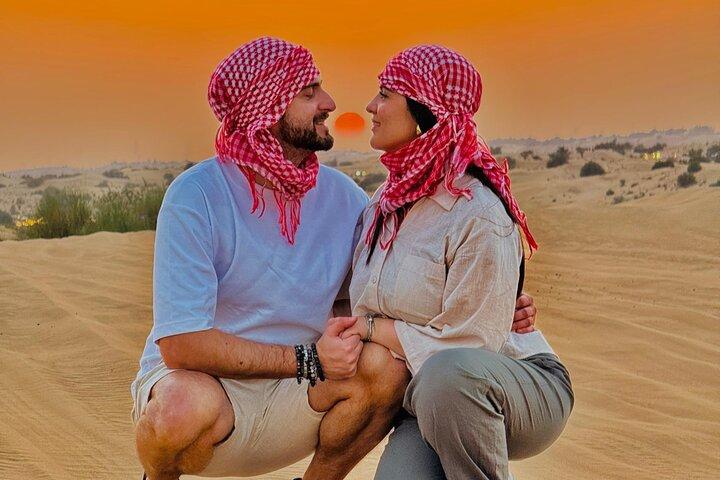 VIP Red Dune Desert Safari with quadbike,4x4 pick/drop,BBQ dinner