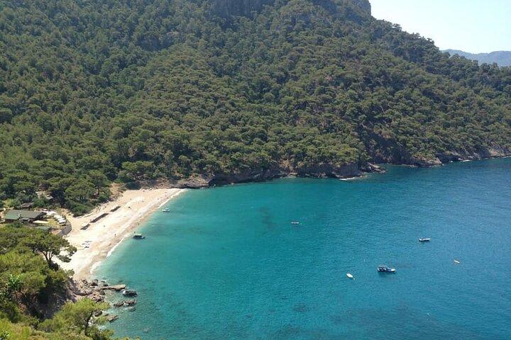 From Antalya to Kemer Mega Star Boat Trip Lunch & Hotel pick up