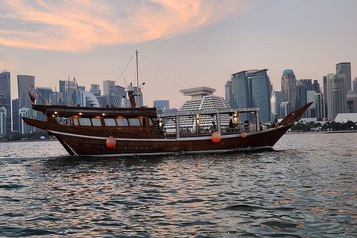 Moonlight on Marina Traditional Dhow Cruise With Optional Dinner