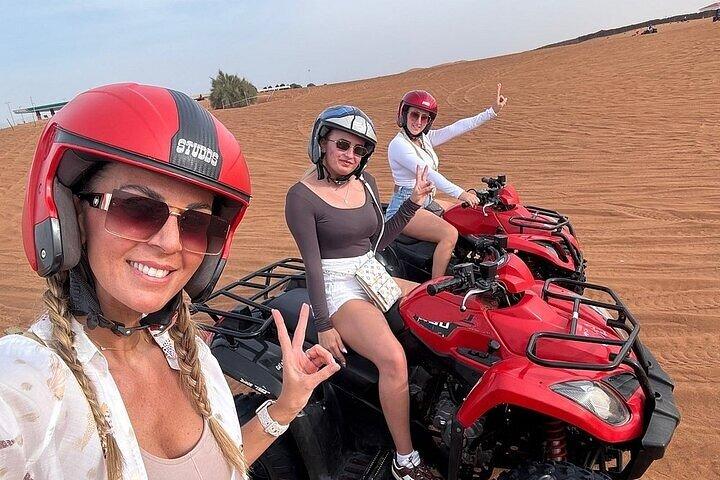VIP Desert Safari Dubai with Quad bike Camel Riding BBQ Dinner