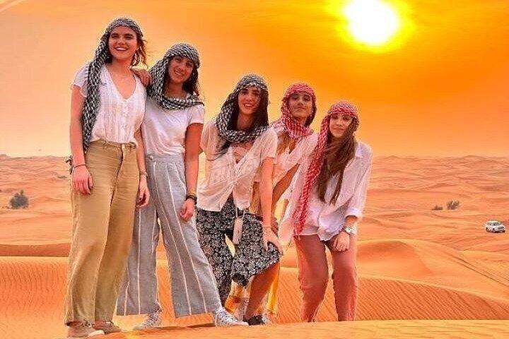 VIP Desert Safari Dubai with Quad bike Camel Riding BBQ Dinner