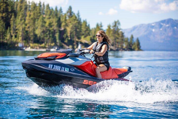 Jet Ski Rental Thrills on Zephyr Cove's Water