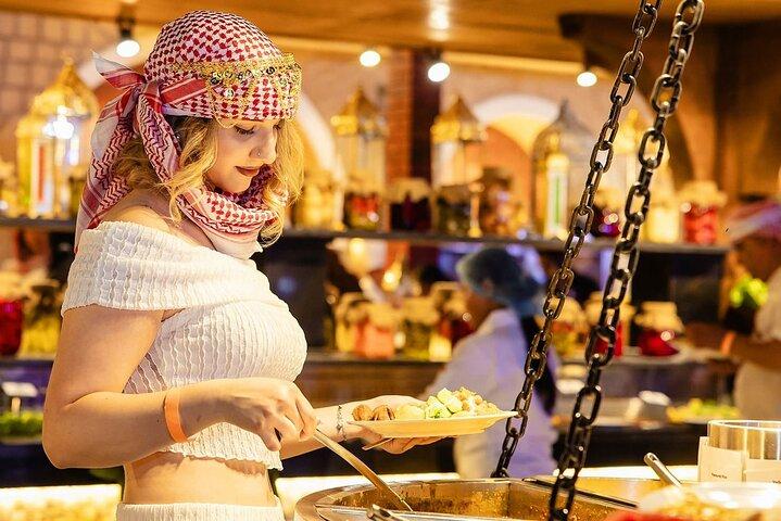 Dubai Desert Safari with Quad bike, Camel Ride, BBQ Dinner & more