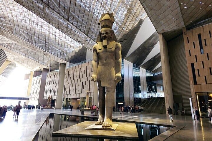 Grand Egyptian Museum, King Tut, Solar Boat &Local Egyptian Lunch