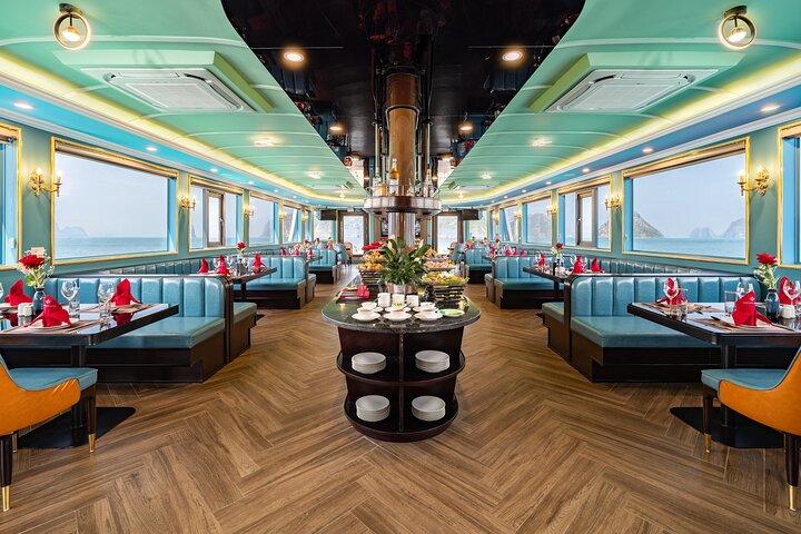 From Hanoi: 5-Star Amethyst Cruise Luxury Day Trip in Halong Bay