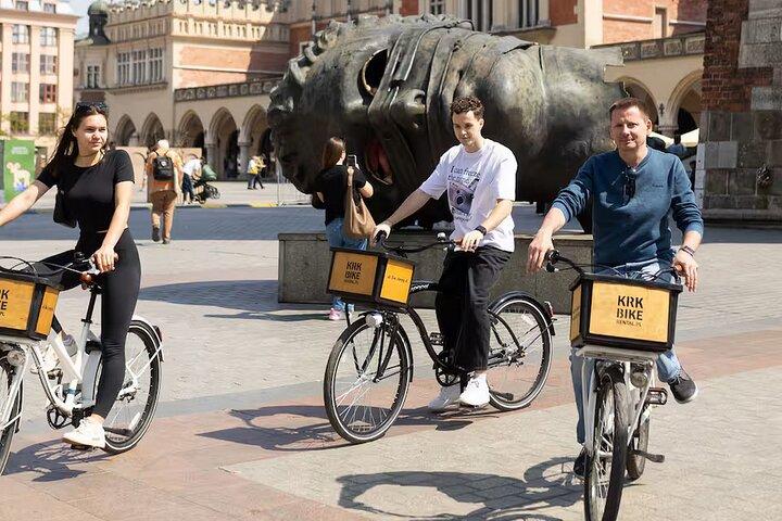 Historic Guided Bike Tour in Krakow