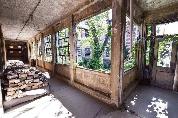 Hard Hat Tour of the Abandoned Ellis Island Hospital Complex