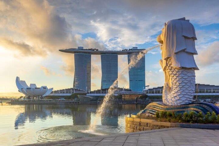 Singapore City Night Tour Sentosa Wings of Time and River Cruise