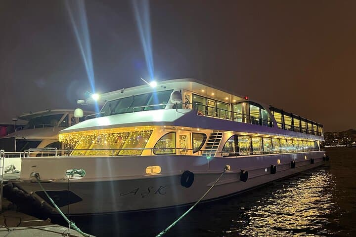 Istanbul Bosphorus Cruise Dinner, Drinks & Show with Pickup