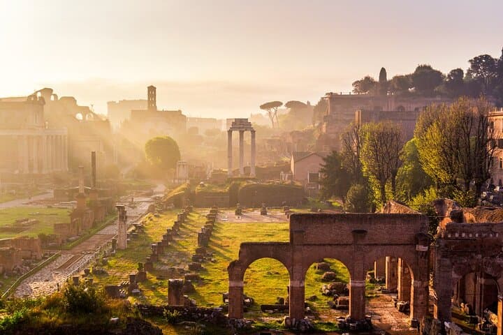Colosseum with Arena, outside Forum & Trevi Fountain Group Tour