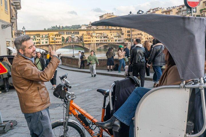 Florence Private Transportation in Rickshaw