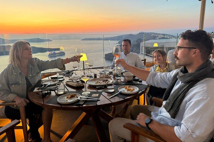 Santorini Private Island Tour & Sunset Dinner at Santo Wines