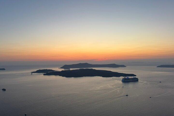 Santorini Private Island Tour & Sunset Dinner at Santo Wines