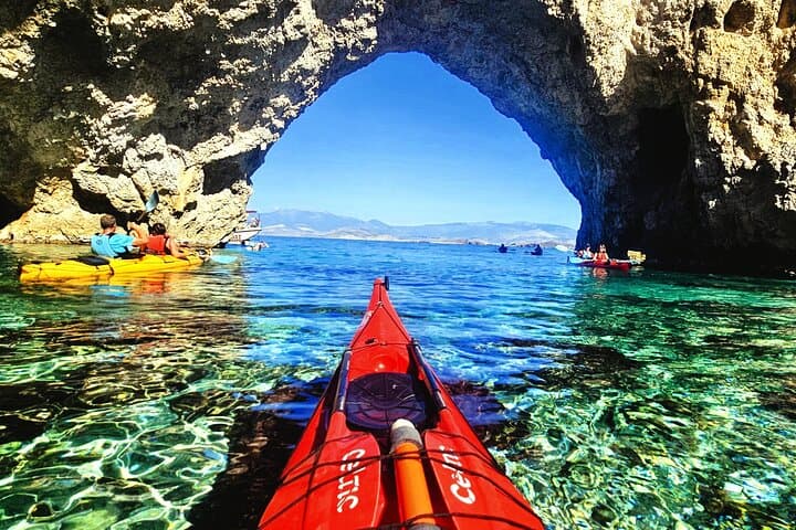 From Athens Half Day Sea Kayak Tour at the Corinthian Gulf