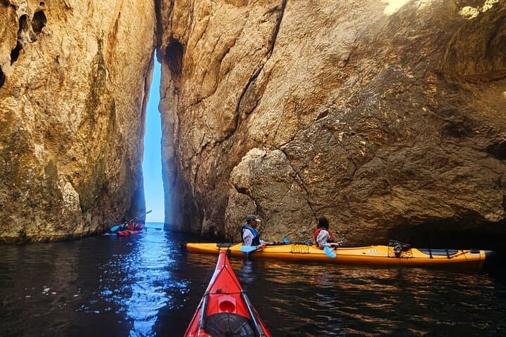 Athens Riviera: Sea Kayak and Snorkeling Adventure with Picnic