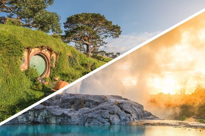 Hobbiton & Rotorua Small Group Tour including Te Puia from Auckland