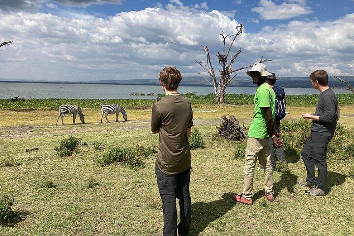 Nairobi: Crescent Island Walking Safari & Lake Naivasha Boat Ride