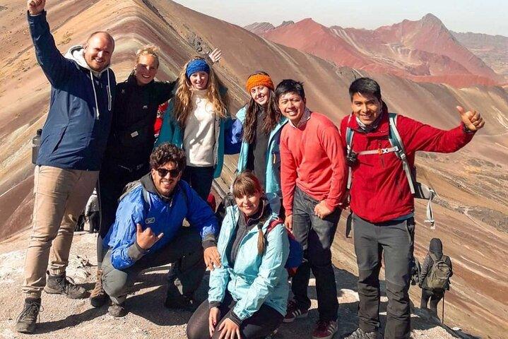 Epic Rainbow Mountain & Red Valley Guided Day Trip with Meals