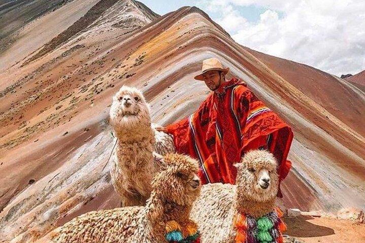 Epic Rainbow Mountain & Red Valley Guided Day Trip with Meals