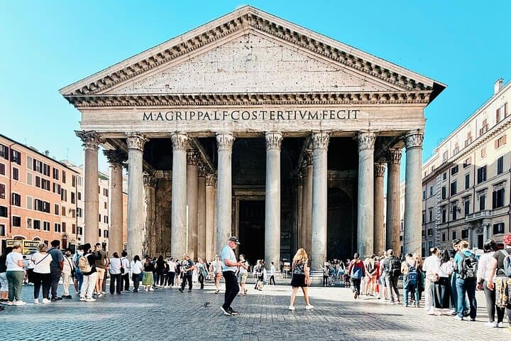 Rome Pantheon Entry Experience With Audio