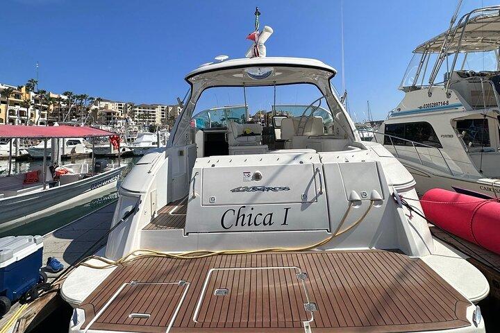 Private 42-foot luxury yacht tour in Los Cabos