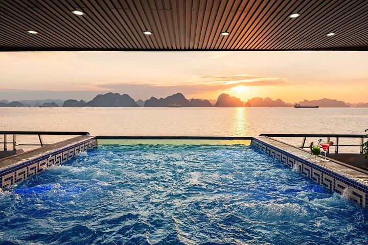 5-Star Ambrose Halong Bay Cruise with Buffet Lunch, Sunset Party