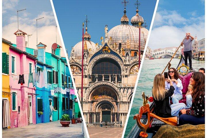 St. Mark's, Doge's Palace & Gondola Ride with Murano and Burano