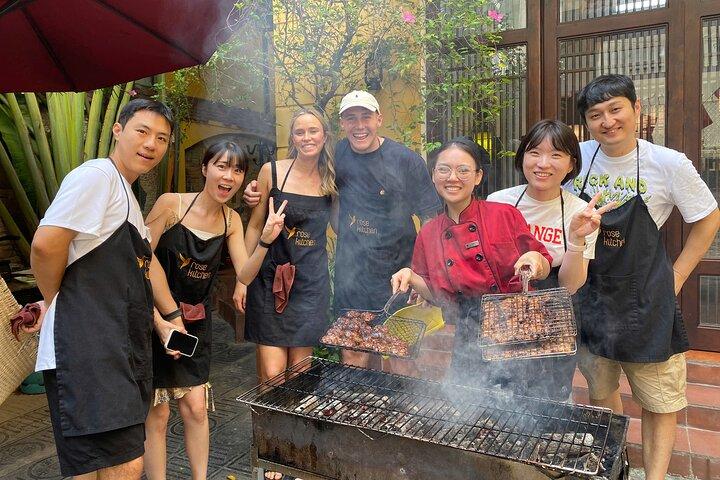 Rose Kitchen Hanoi: Market, Cooking & Culture Tour + Free PickUp