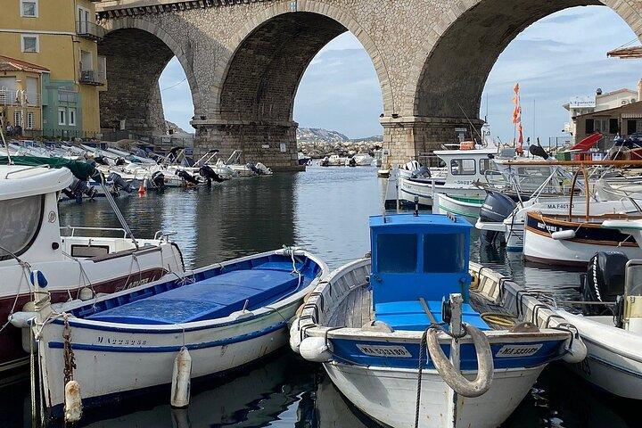 Private tour of Marseille and Cassis on Tesla city tour 5H