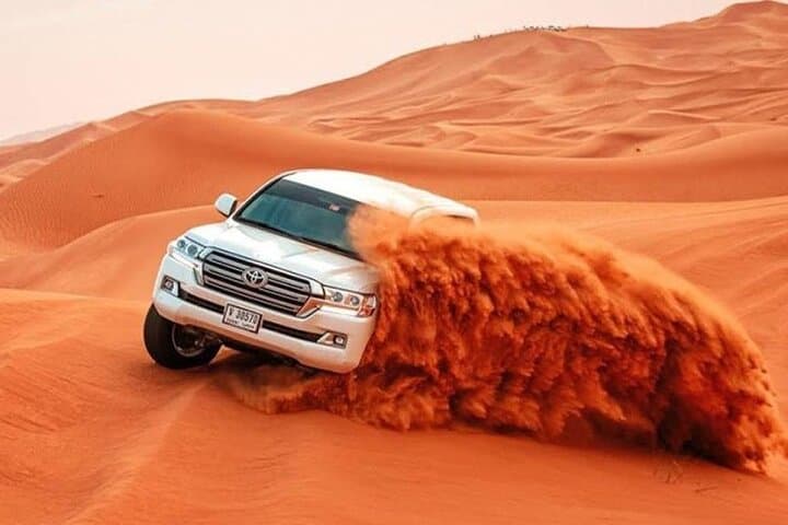 DUBAI | Evening Desert Safari , Camel Ride & live BBQ Dinner