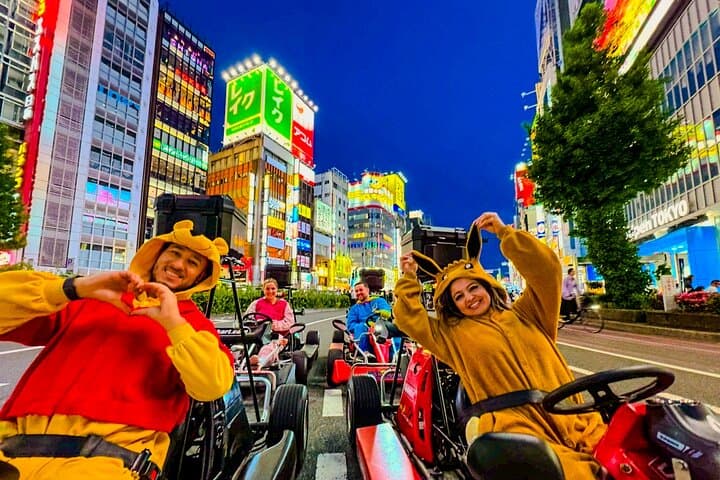 Ride Through The Streets Of Shibuya and Sinjuku By Go Kart
