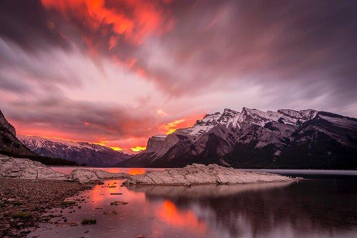 Banff Gondola Hot Springs Bow Falls and Three Lakes tour