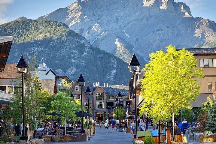 Banff Gondola Hot Springs Bow Falls and Three Lakes tour