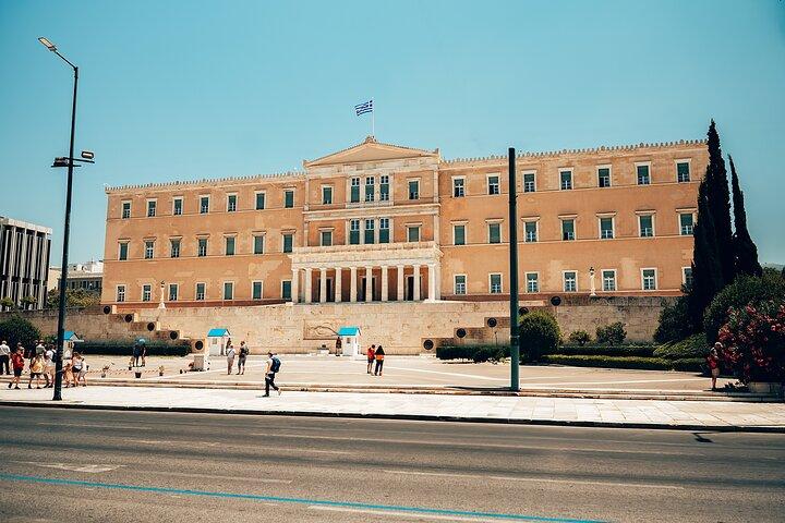 Small Group: Athens Panoramic Tour & Plaka (Pick up at Port)