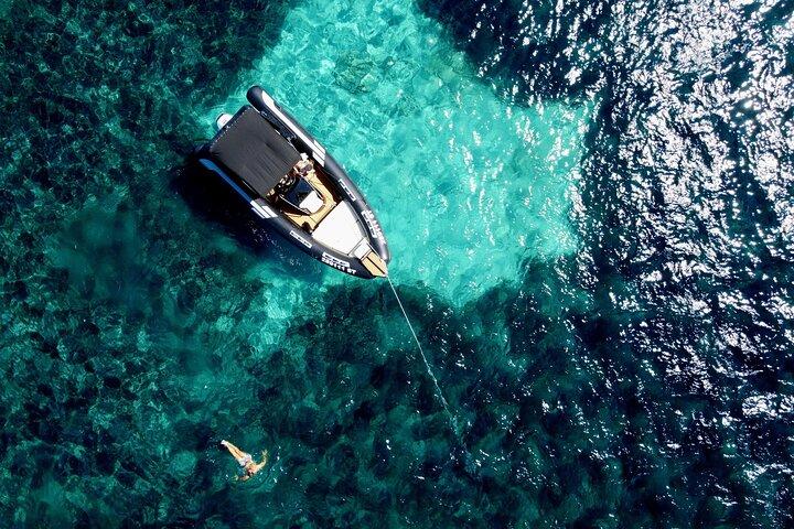 Private boat tour Blue Lagoon and 3 Islands from Trogir or Split
