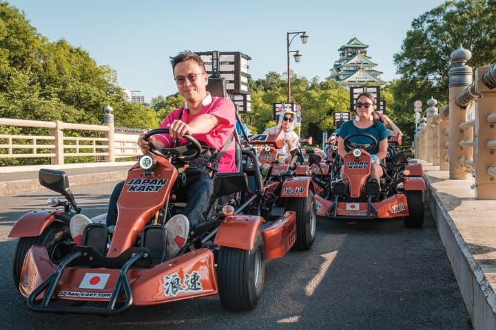 Official Japan Go-Kart Through Osaka Castle