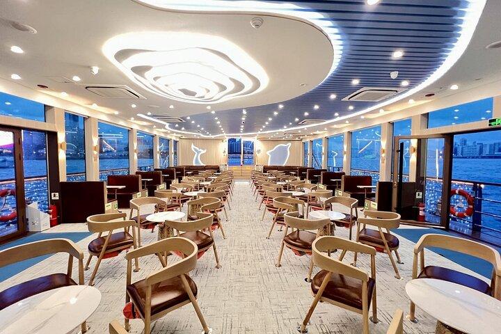 HK: Sunset Victoria Harbour Cruise Dim Sum Tasting Night Tour