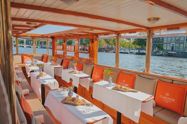 Amsterdam Canal Cruise with Cheese and Wine