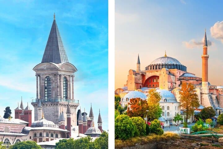 Topkapi Palace and Hagia Sophia Museum Tour from Istanbul