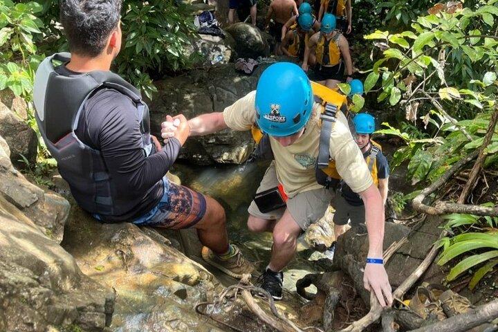 El Yunque Rainforest with Waterslides and Transport from San Juan